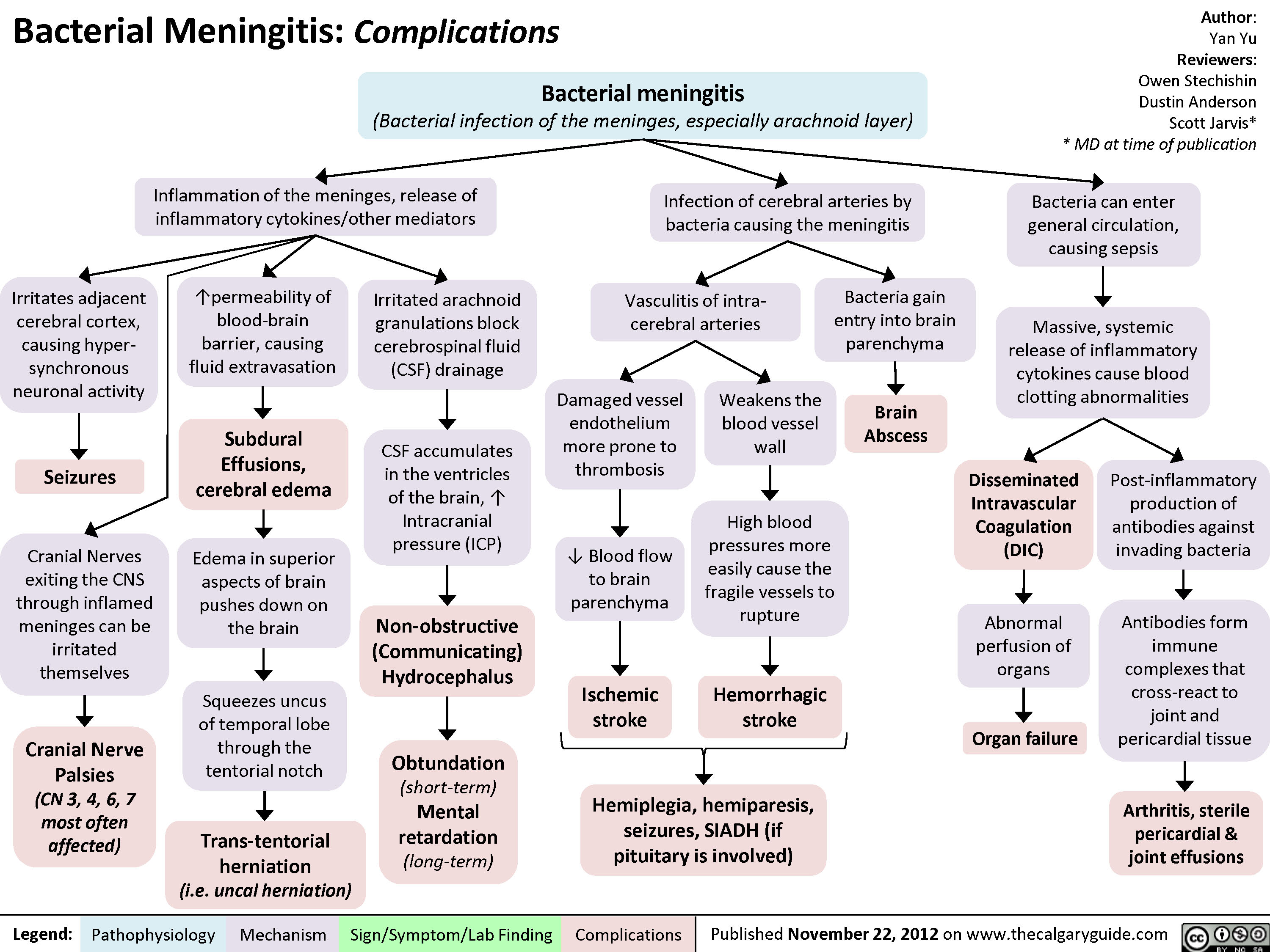 Bacterial Meningitis Complications Calgary Guide