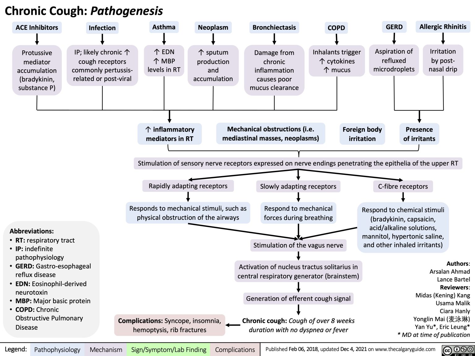 Chronic Cough: Pathogenesis | Calgary Guide