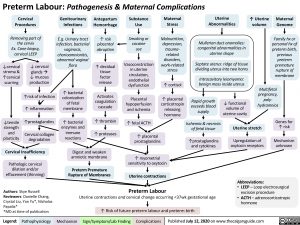 Preterm Labour: Pathogenesis & Maternal Complications