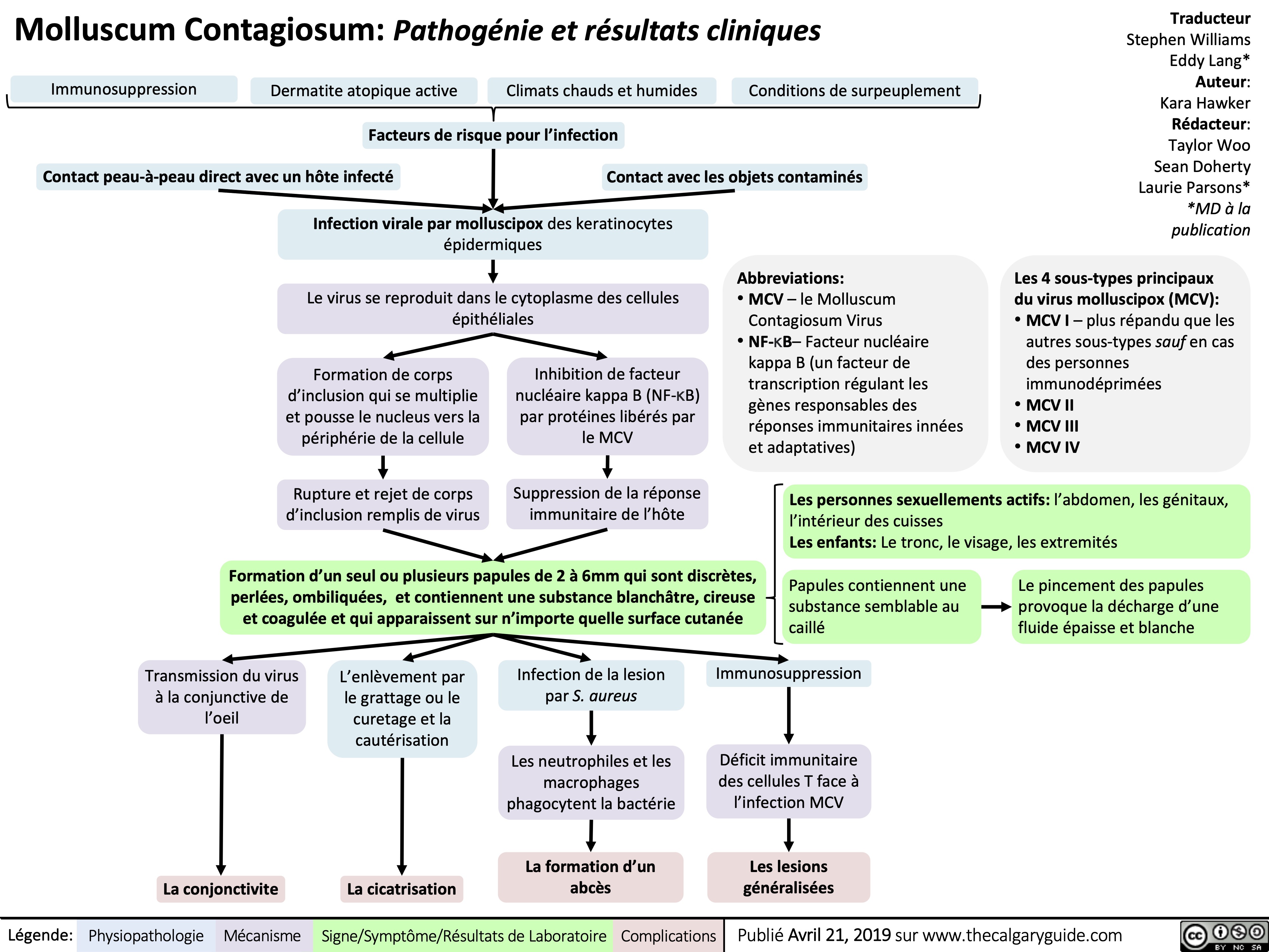 Molluscum Contagiosum: Pathogénie et résultats cliniques