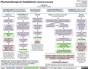 Pharmacotherapy for Dyslipidemia: Overview | Calgary Guide