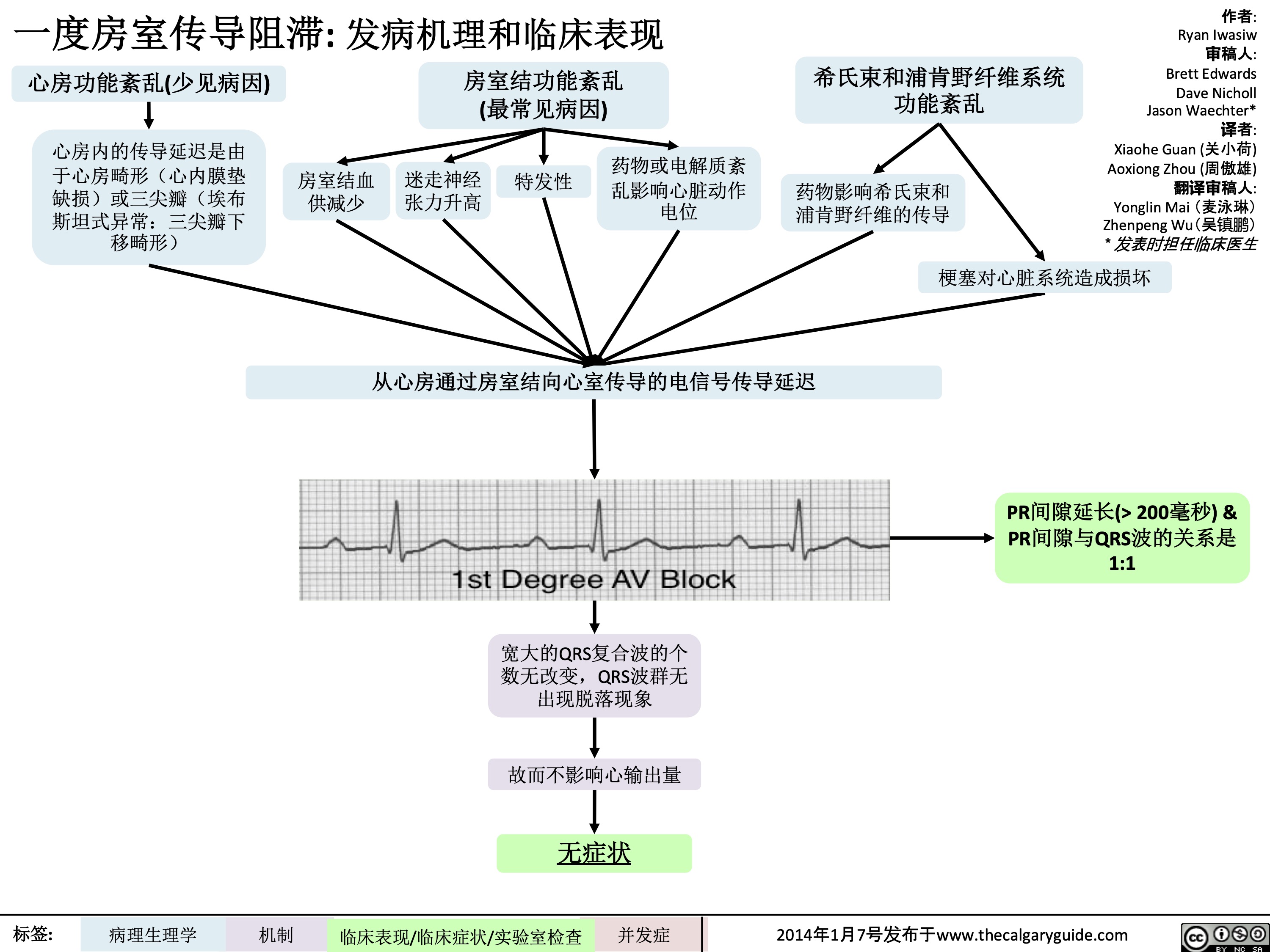 一度房室传导阻滞: 发病机理和临床表现