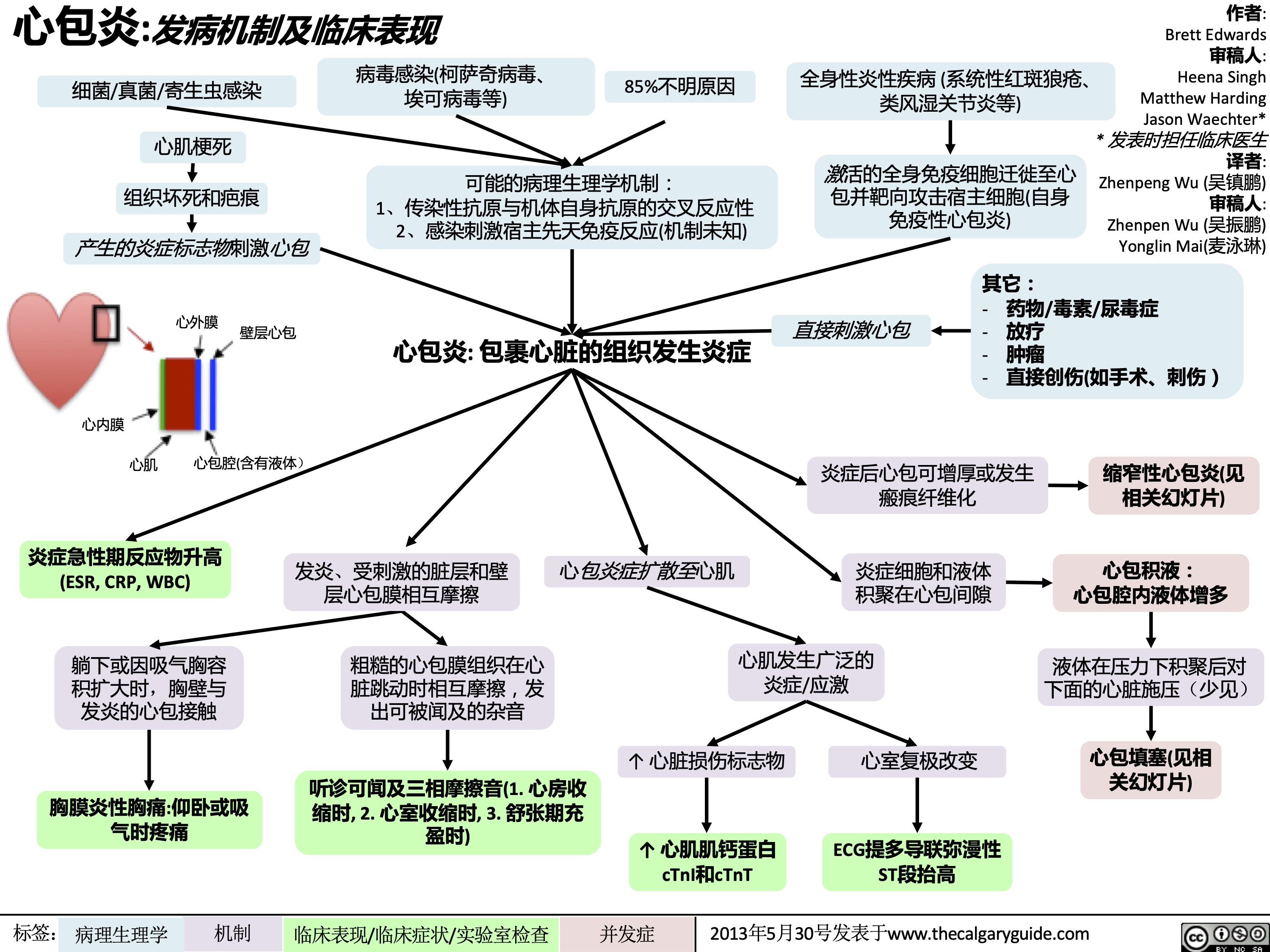 心包炎:发病机制及临床表现