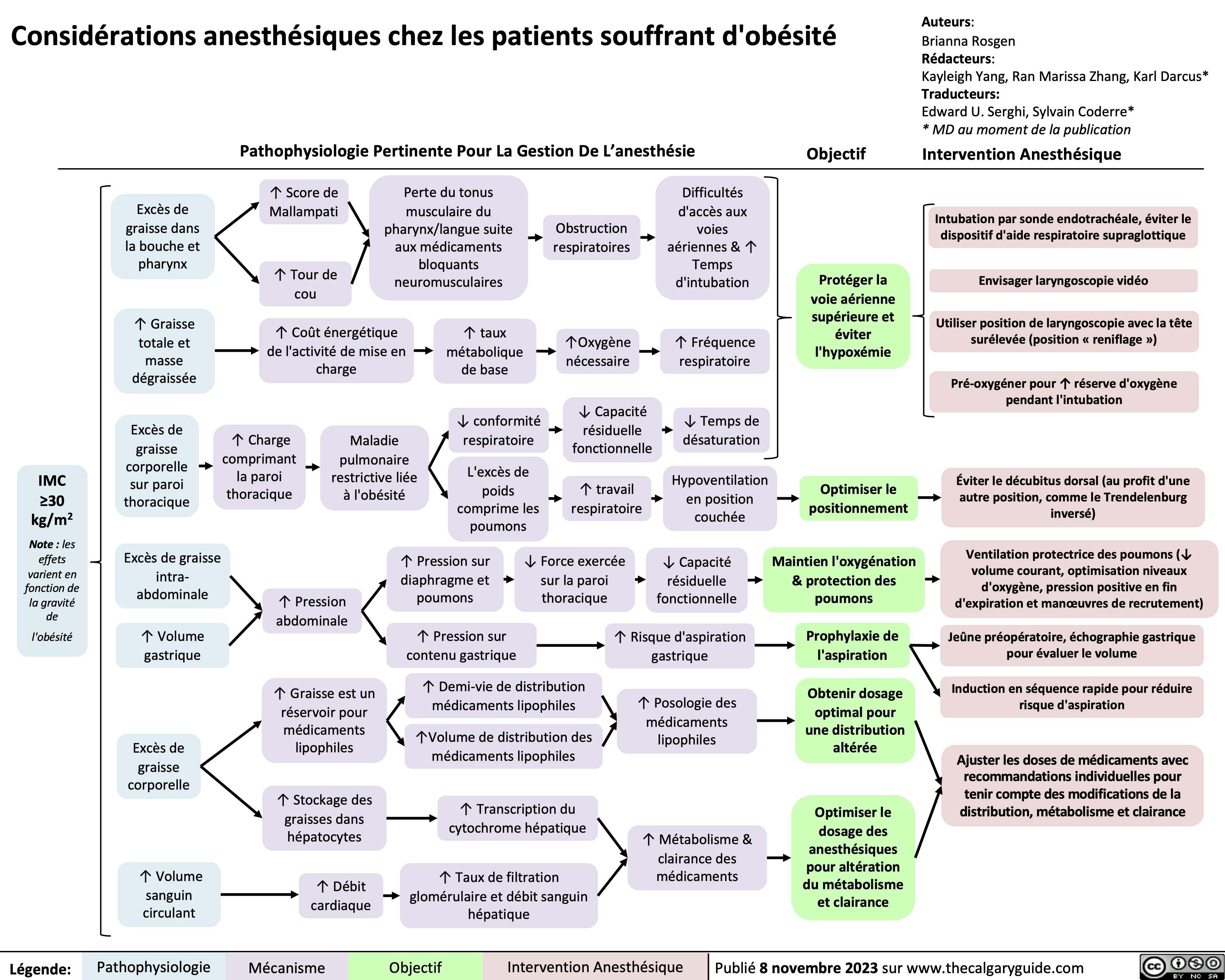 Considérations anesthésiques chez les patients souffrant d'obésité